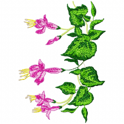 Flowers And Tree Embroidery Design 2 Flowers And Tree Embroidery Design 2